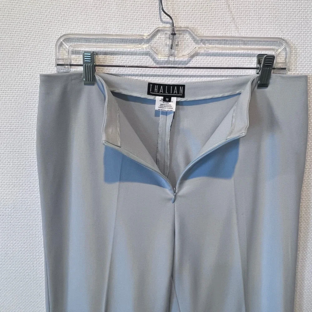 Thalian Womens Light Blue 2 Piece Knit Sweater and Pants‎ Set Size 10 Romania